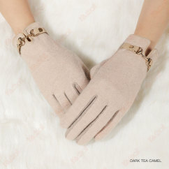 cashmere glove split finger women